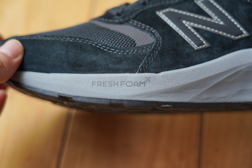ニューバランスMW880v7BB7ブラックのミッドソール　FRESH FOAM x