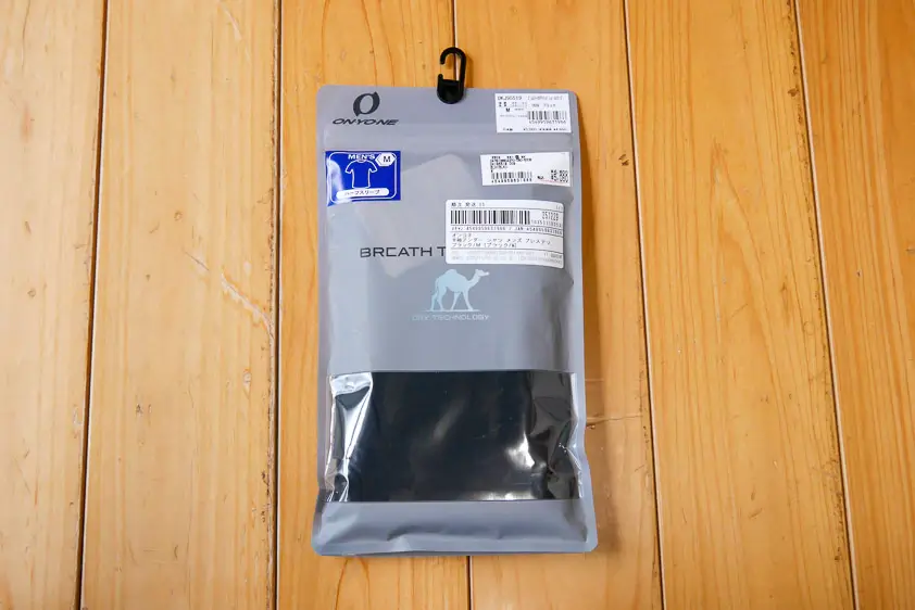 オンヨネ・ブレステックPPショートスリーブのパッケージ表