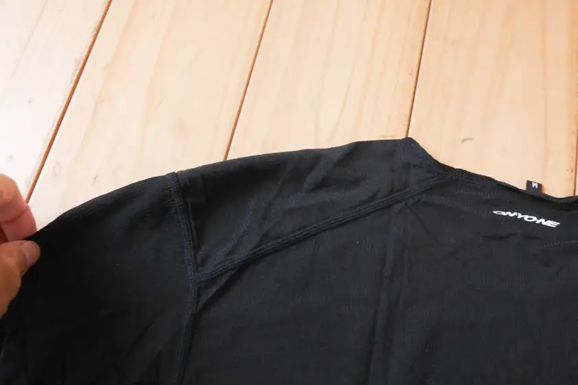 オンヨネ・ブレステックPPショートスリーブの肩まわり