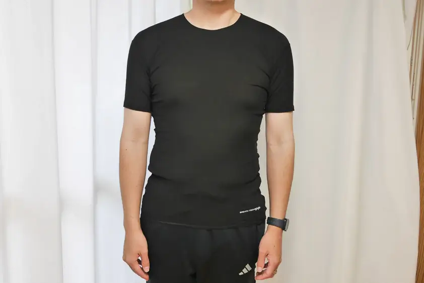 オンヨネ・ブレステックPPショートスリーブを着たところ 正面